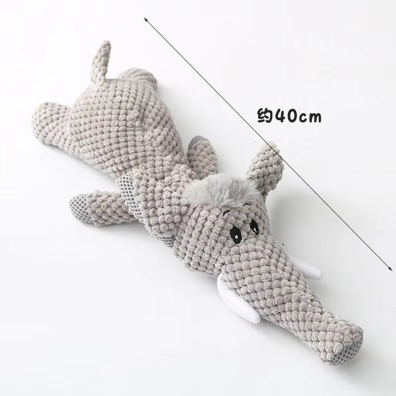 Squeaky Animal Plush Toys – Fun, Teething & Tooth-Cleaning in One