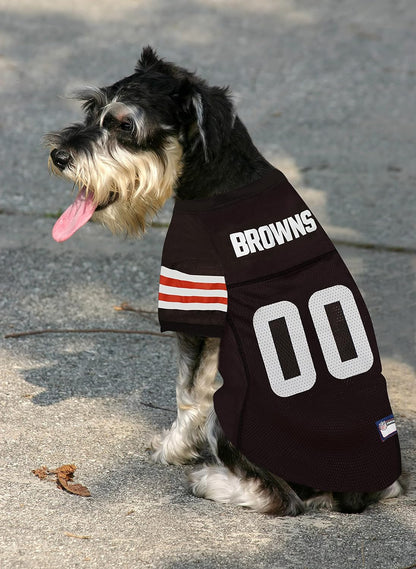 NFL Cleveland Browns Dog Jersey - Medium, Football Jersey Costume for Dogs