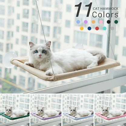 SunBasker Window Hammock – The Ultimate Sunny Seat for Cats Who Love to Lounge