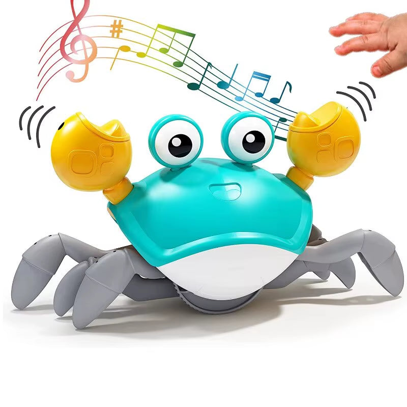 CrabbyDash Smart Escape Toy – The Musical, Moving Pet Kids Can’t Catch