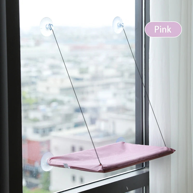 SunBasker Window Hammock – The Ultimate Sunny Seat for Cats Who Love to Lounge
